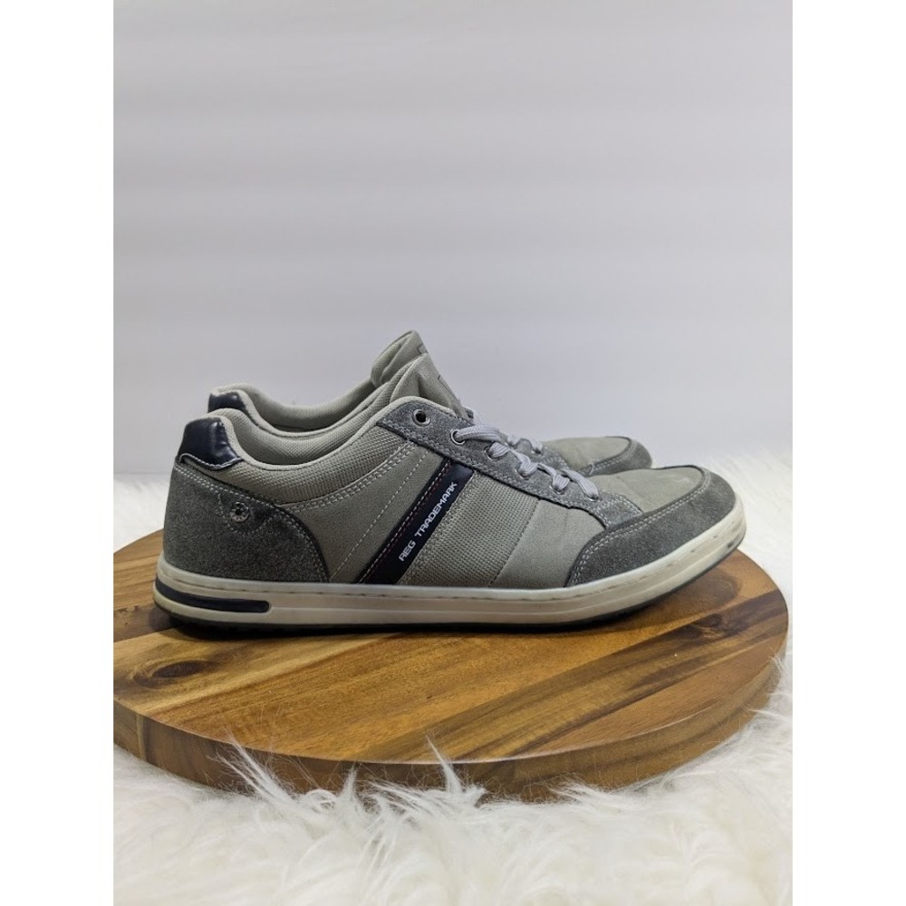 Arrigo Bello Originals Mens  10.5 Grey Fashion Sneakers Low Top Shoes A02574